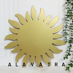 دیوارکوب فلزی خورشید تابان