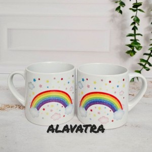 مینی ماگ رنگین کمان