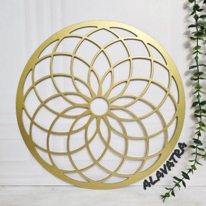 دیوار کوب فلزی هندسه مقدس