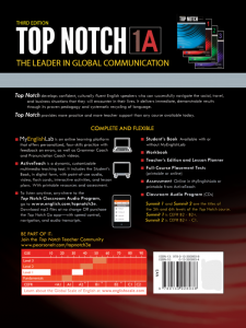 کتاب Top Notch 1a