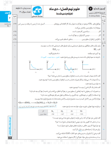 هشتگ امتحان شیمی دهم رشته ریاضی و تجربی
