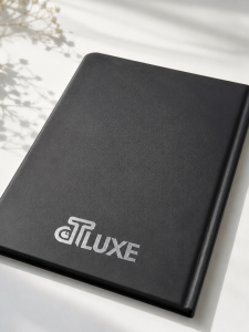 دفتر رقعی لاکچری D.T LUXE کد 613 رنگ مشکی
