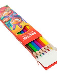 مداد رنگی 6 رنگ فکتیس مدل SMOOTH