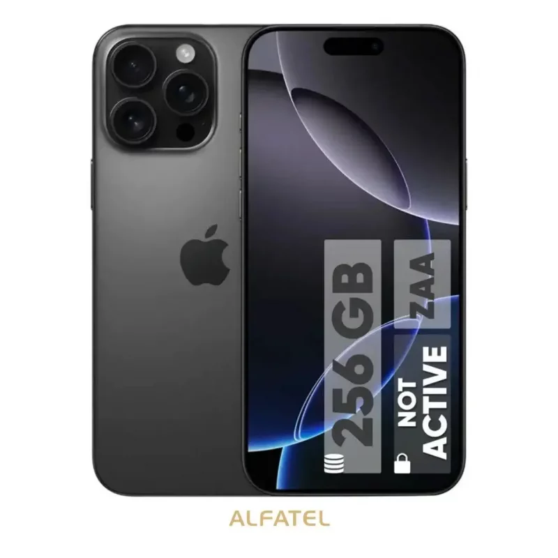 گوشی موبایل آيفون ۱۶ پرو مکس ۲۵۶ گیگابایت zaa  نات اکتیو - رجیستر شده | IPHONE 16 PRO MAX 256 ZAA NON