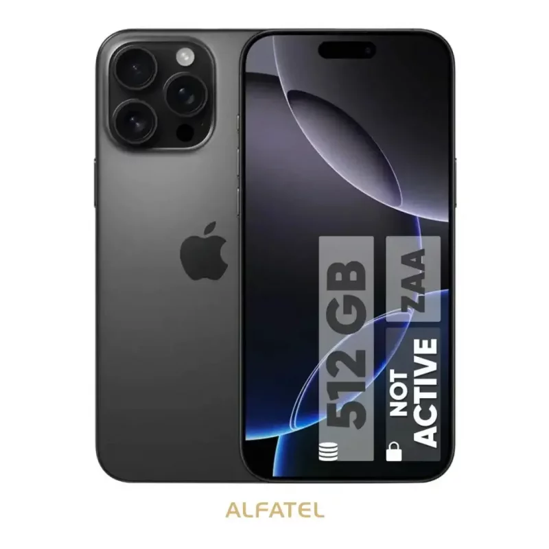 گوشی موبایل آيفون ۱۶ پرو مکس 512 گیگابایت zaa  نات اکتیو - رجیستر شده | IPHONE 16 PRO MAX 512G ZAA NON