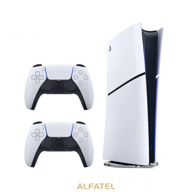کنسول بازی سونی مدل PlayStation 5 Slim Digital Edition ظرفیت یک ترابایت ریجن 2016B اروپا به همراه دسته اضافه