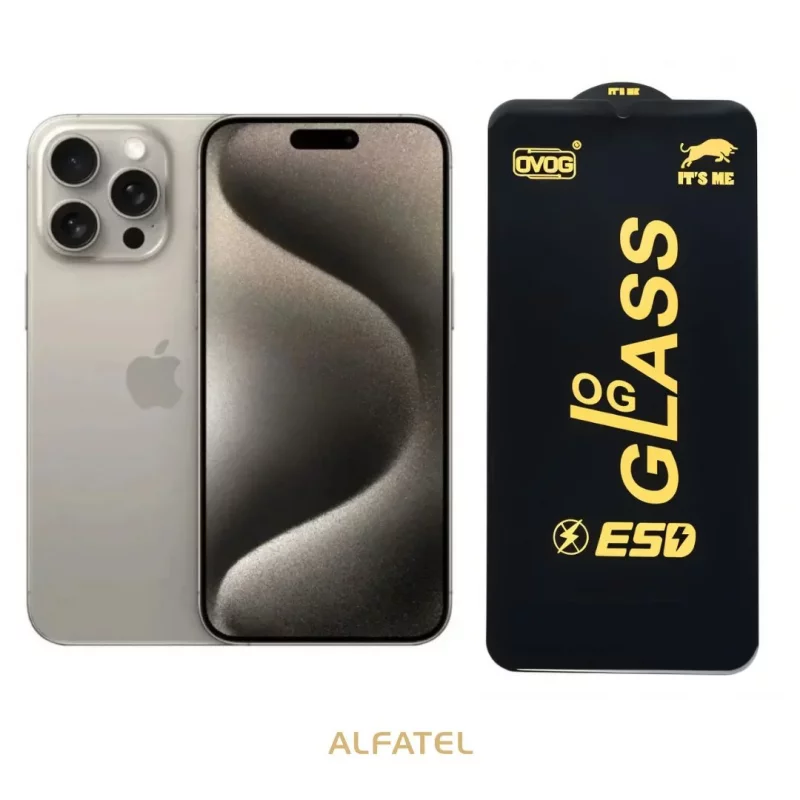 گلس آنتی استاتیک  Its me OG اپل IPHONE 15 pro max