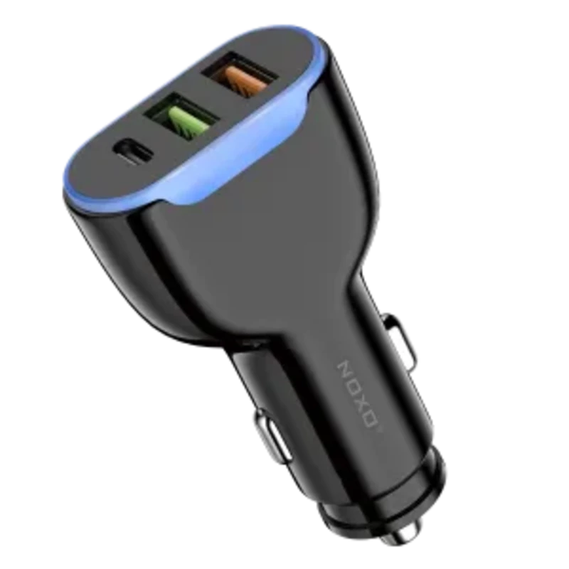 شارژر فندکی نوکسو  CCN-2 | شارژر خودرو 30 وات با QC3.0 و 2 پورت USB هوشمند