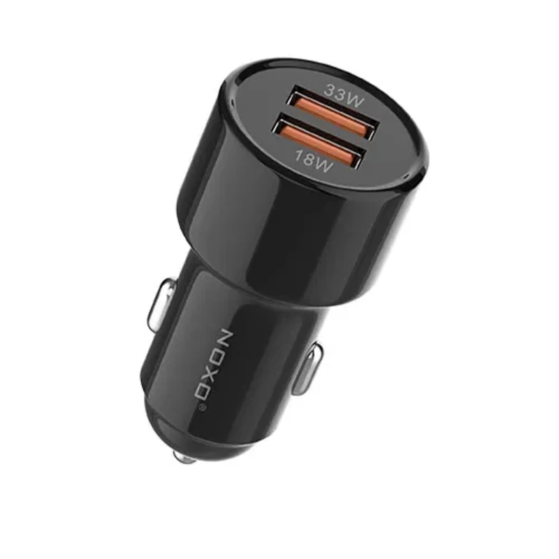 شارژر فندکی نوکسو CCN-1 | شارژر خودرو 51 وات با دو پورت QC3.0 (33W و 18W)