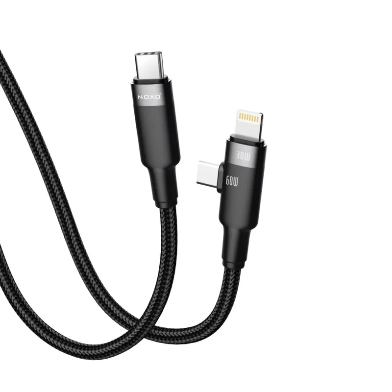 کابل تبدیل 3 در 1 نوکسو مدل CN-5 طول 1.2 متر | شارژ سریع PD
