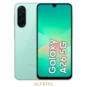 گوشی موبایل سامسونگ مدل  Galaxy A26 با حافظه 128 گیگابایت و رم 6 گیگ رنگ سبز