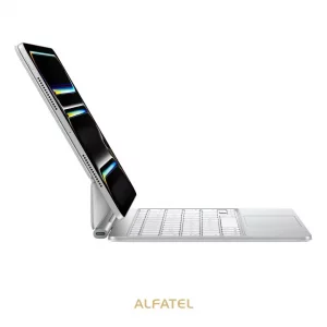 قیمت و خرید کیبورد تبلت اپل مدل Magic مناسب برای iPad Pro نسل M4 سایز 11 اینچی در رنگ سفید