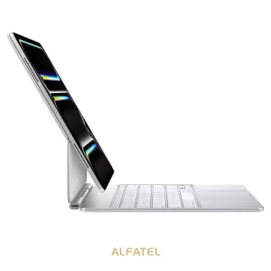 قیمت و خرید کیبورد تبلت اپل مدل Magic مناسب برای iPad Pro نسل M4 سایز 13 اینچی در رنگ سفید