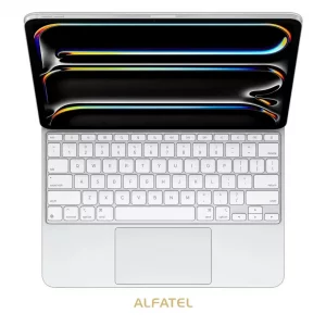 قیمت و خرید کیبورد تبلت اپل مدل Magic مناسب برای iPad Pro نسل M4 سایز 13 اینچی در رنگ سفید