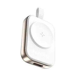 شارژر وایرلس مغناطیسی ساعت هوشمند WCHN-1 F نوکسو | شارژ بی‌سیم اپل واچ با طراحی فلزی، سازگار با تمام شارژرهای Type-C