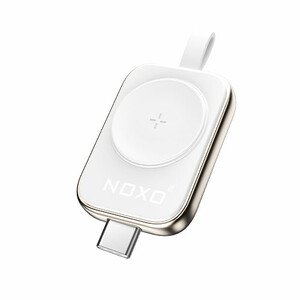 شارژر وایرلس مغناطیسی ساعت هوشمند WCHN-1 M نوکسو | شارژ بی‌سیم اپل واچ با طراحی فلزی، سازگار با تمام شارژرهای Type-C