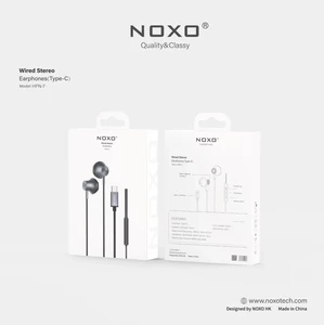 هندزفری سیمی نوکسو مدل HFN-7 | صدای استریو با اتصال USB-C و طراحی مقاوم