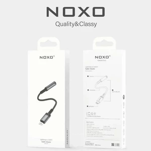 مبدل لایتنینگ به جک 3.5 میلی متری نوکسو مدل JACK-N-1  |طول 1.4 متر