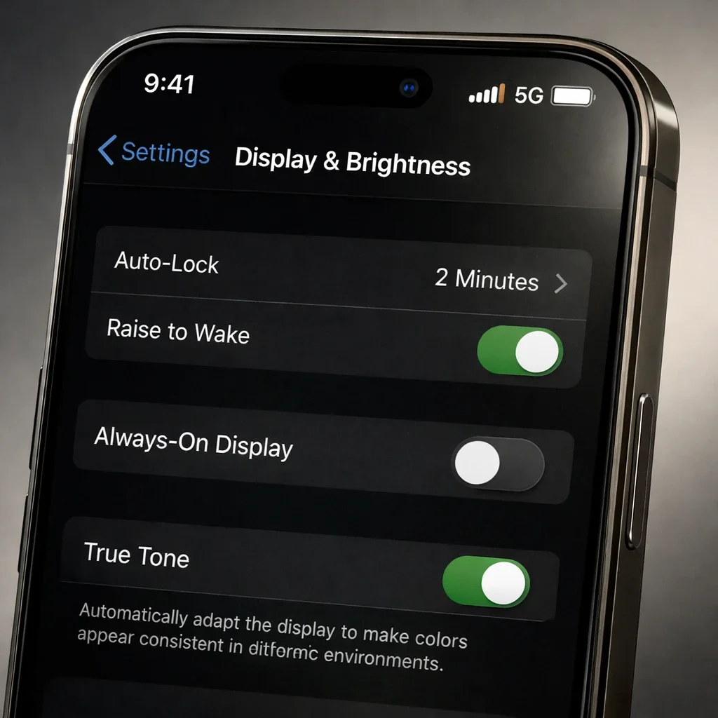 خاموش کردن نمایش اعلان&zwnj;ها در Always‑On Display