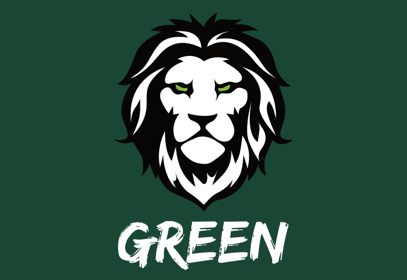 Green lion