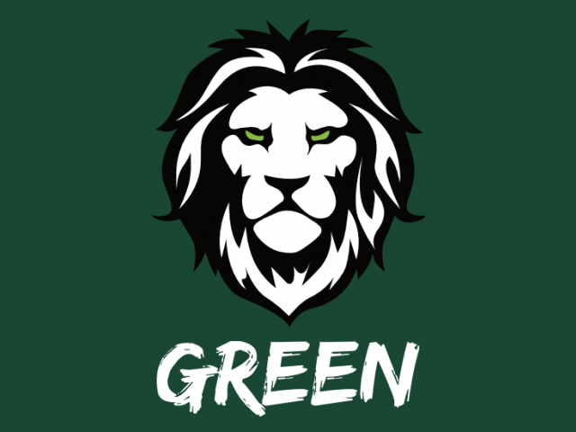 Green lion