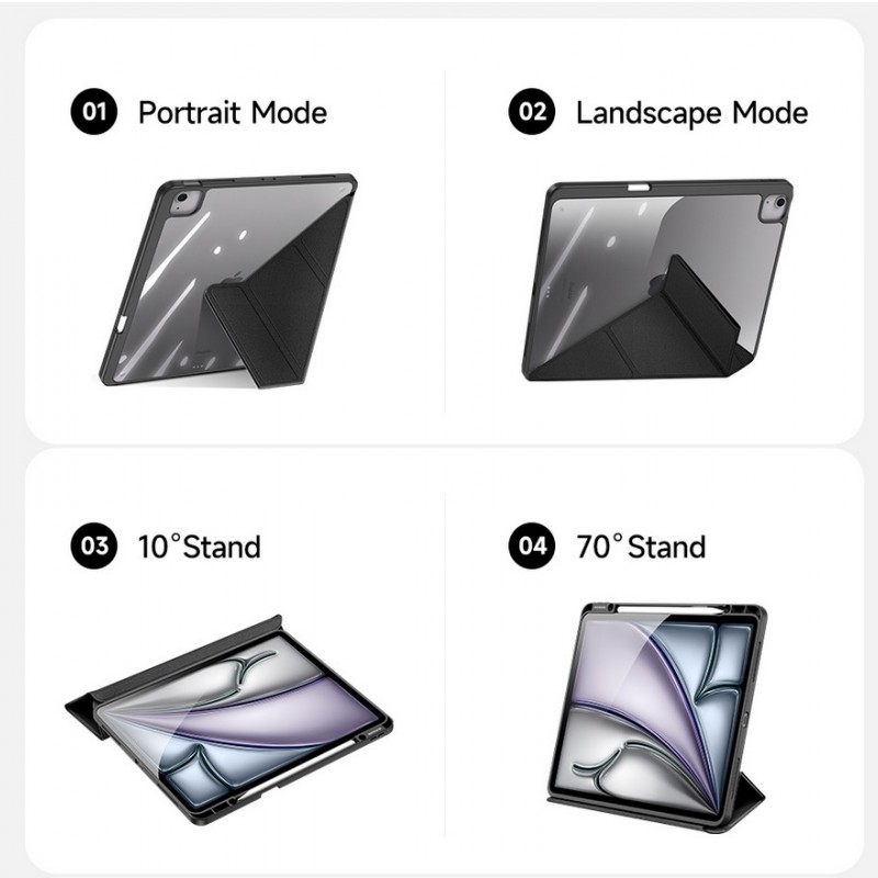 کاور آیپد ایر 2024  11 اینچ  M2  دکس دسیس مدل  DuxDucis MAGI IPAD AIR 11 INCH M2/ 2024