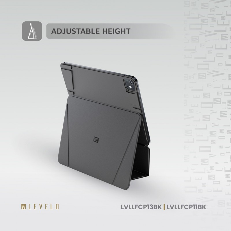 قاب آیپد ایر 13 اینچ 2024 برند لِوِلو مدل لاکسرا فولیو Levelo Luxora Folio Case for iPad Air 13 2024