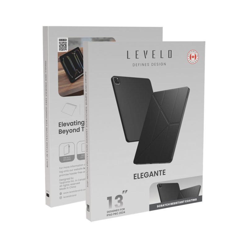 قاب آیپد پرو 13 اینچ 2024  برند لِوِلو مدل اِلِگانت Levelo Elegante Case for iPad Pro 13 2024