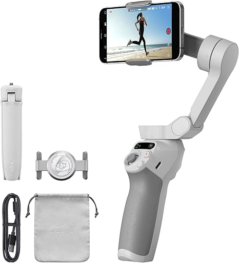 پایه نگهدارنده لرزشگیر یا گیمبال گوشی موبایل دی جی آی  مدل  Gimbal Stabilizer DJI OSMO MOBILE SE