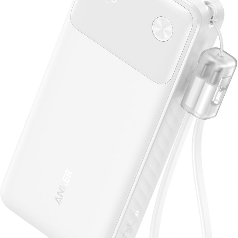 پاوربانک انکر مدل Anker Ultra Fast-Charging A1384  ظرفیت 20000 میلی آمپر ساعت با خروجی 30 واتی به همراه کابل USB-C