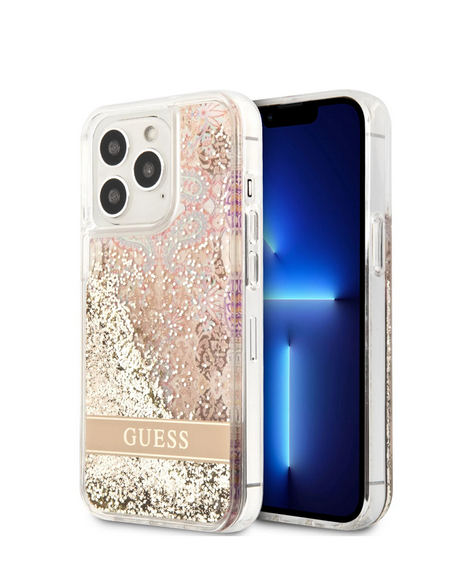 قاب برند گس GUESS مدل LIQUID GLITTER مناسب برای آیفون 14 پرو مکس Iphone 14 Pro Max