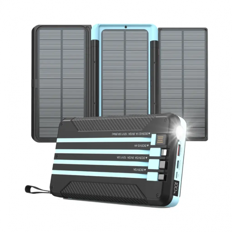 پاور بانک خورشیدی پاورولوژی ظرفیت 16000 مدل Powerology pp070