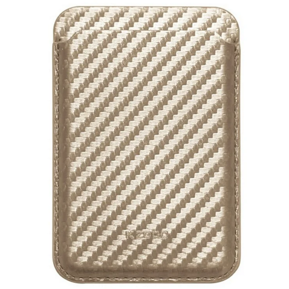 ولت چرمی  مگسیف برند کی طرح کربن KZDOO WALLET LEATHER MAGSAFE