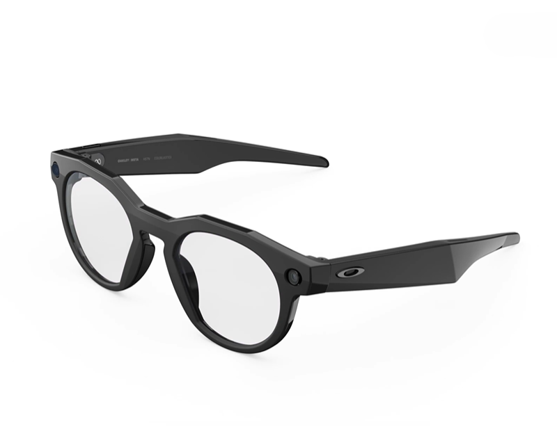 عینک هوشمند اوکلی متا رنگ مشکی با عدسی شفاف OAKLEY META HSTN 00W8002