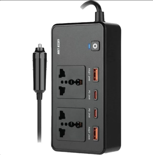 مبدل برق خودرو گرین لاین مدل CG-200 Car Inverter