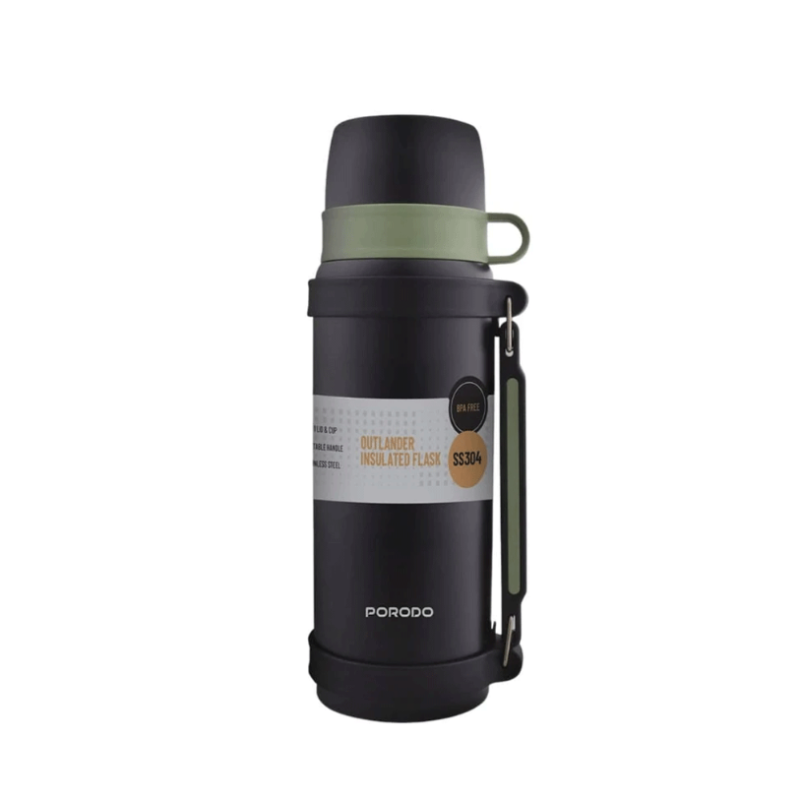 فلاسک کمپینگ پرودو مدل Porodo OUTLANDER LFS157-BK ظرفیت 1.8 لیتر