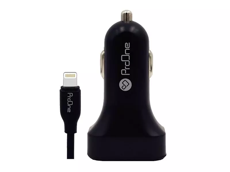 شارژر فندکی پرووان مدل PCG17C به همراه کابل  USB-C
