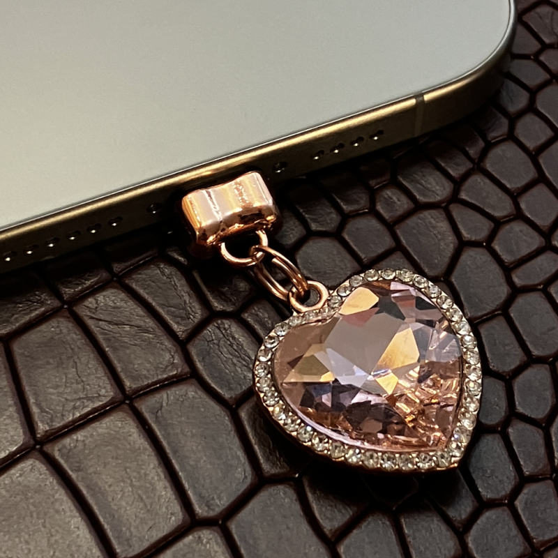 آویز  تزئینی موبايل نگین دار