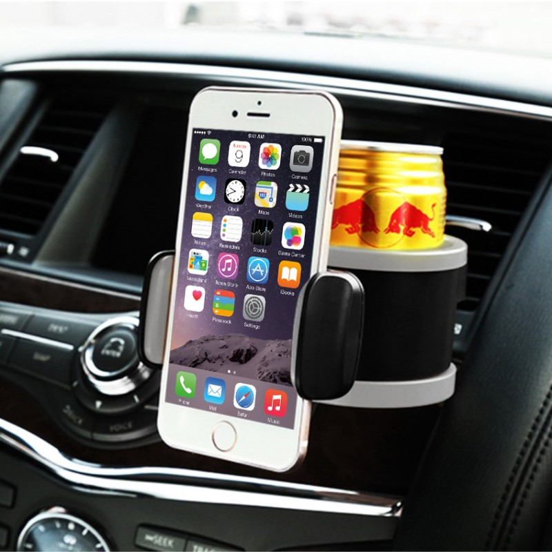 پایه نگهدارنده گوشی موبایل جویروم مدل همراه با جا لیوانی مدل JOYROOM ZS111