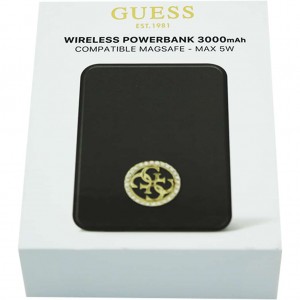 پاور بانک اورجینال  GUESS سی جی موبایل  دارای مگ سیف 3000 CG MOBILE GUESS power bank 5W 3000mAh MagSafe