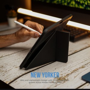 کاور آیپد پرو 13 اینچ 2024 مدل نیویورکر بلوپبلBluepebble iPad pro 2024 New Yorker 13 INCH