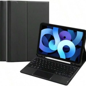 کیف کلاسوری کیبورد دار با ترک پد (موس) مناسب برای تبلت سامسونگ Galaxy Tab S9 Plus X810/X816B