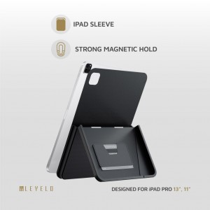 قاب کاور  آیپد پرو 11 اینچ 2024  مغناطیسی برند لِوِلو مدل اومنی Levelo omni Case for iPad Pro 11 2024