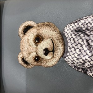 کیف نیمی nimmy مدل dark blue smiling bear خرس خندان خاکستری