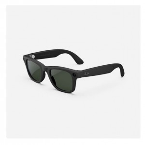 عینک هوشمند ری بن متا مدل وایفارر رنگ مشکی مات با عدسی ترنزیشن (انتقالی)سبز گرافیتی RAY-BAN META WAYFARER transitions RW4006 سایز 50mm