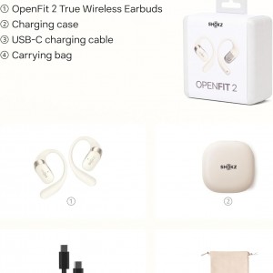 هدفون بی‌سیم افترشاکز مدل SHOKZ OpenFit 2 T920 | جدید ترین مدل 2025