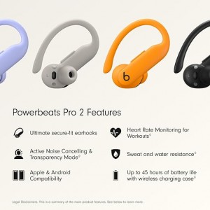 هندزفری بی‌سیم بیتس مدل PowerBeats Pro 2 نسخه اورجینال LLA