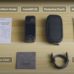 محتویات جعبه دوربین اینستا 360 ایکس 5 – Insta360 X5 360° 8K Camera
