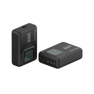 شارژر فوق سریع یا سوپر فست شارژ 200 وات گلتیج Goaltage 200W PD Multi port super-fast pro GaN