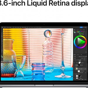 لپ تاپ مک بوک  13.6 اینچ اپل مدل MacBook Air 2022 MLY33 M2 8GB 256GB SSD GPU 8 CORE